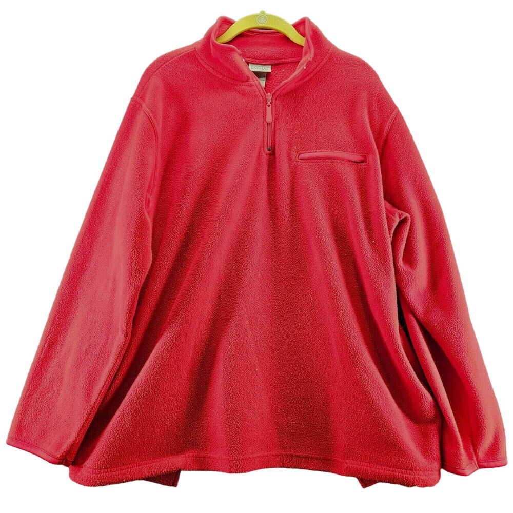 Classic Elements Womens Pullover Sweater Red Size Large 100% Polyester Long Sle